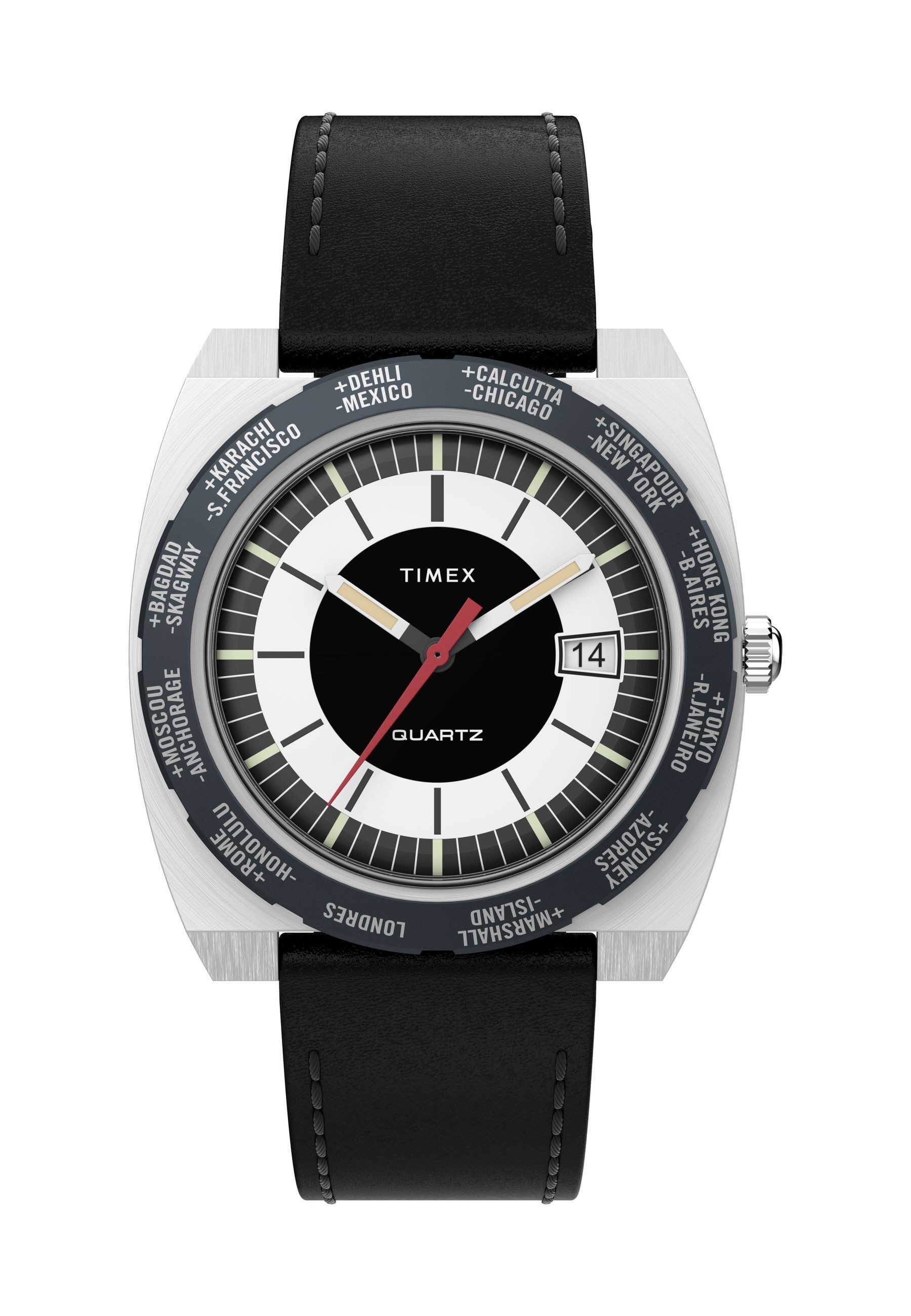 Timex Quarzuhr World Time Reissue, (1-tlg., Not a set – not applicable to this product), Analoge Uhr