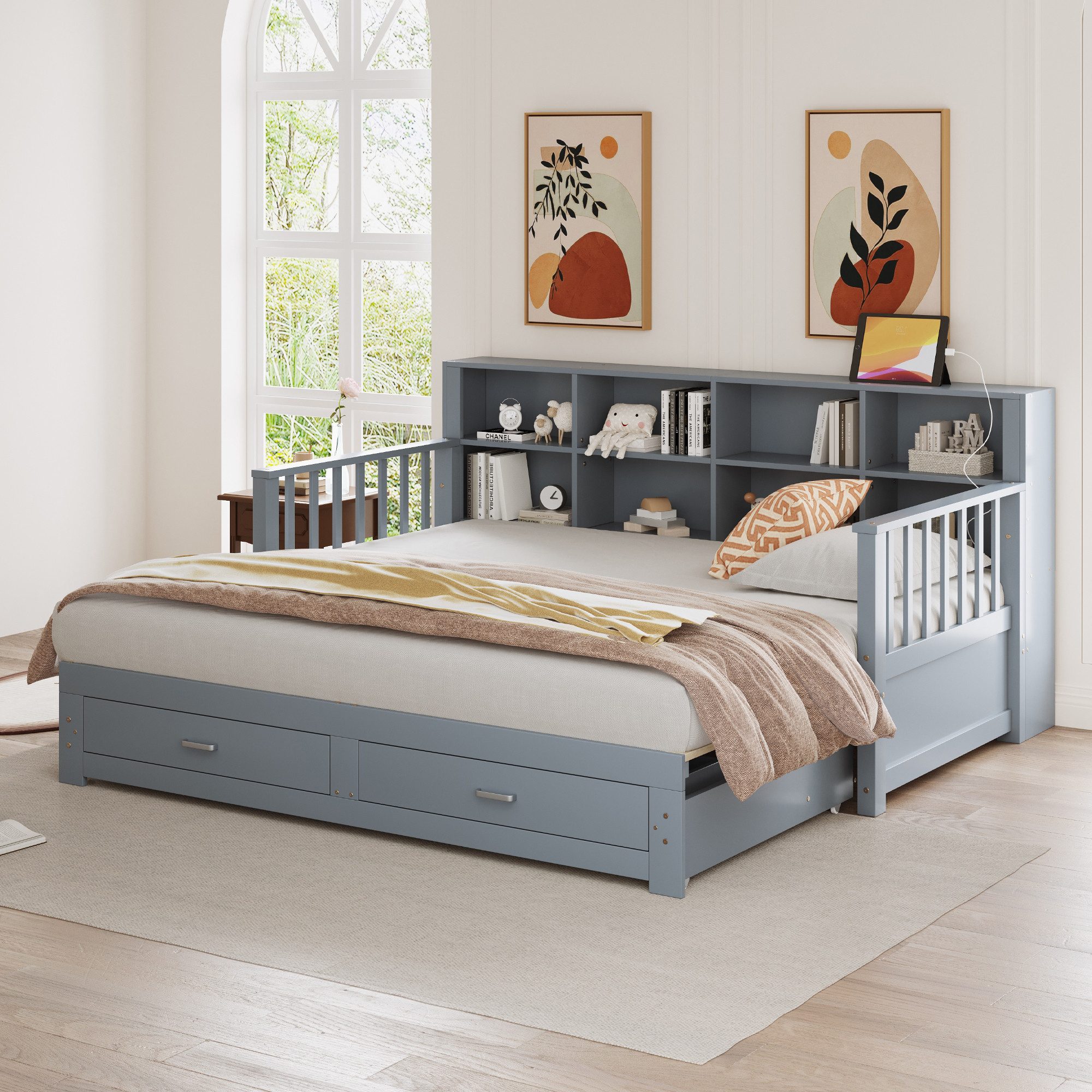 HAUSS SPOLE Schlafsofa Ausziehbares Bett 90/180x190 günstig online kaufen