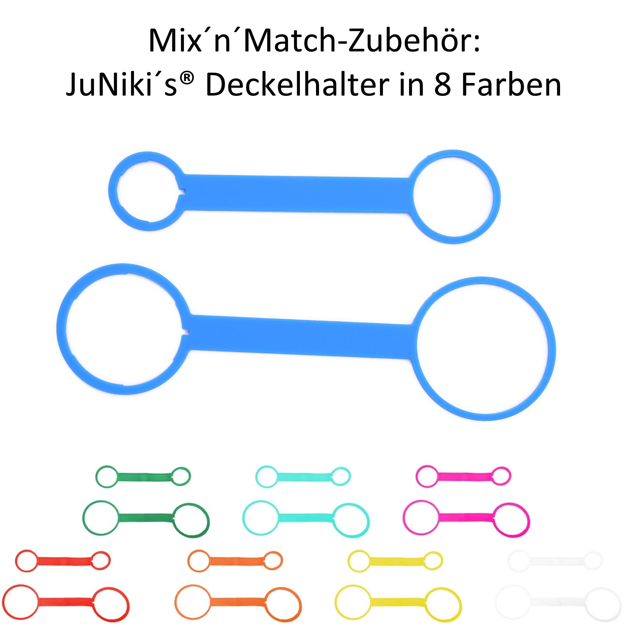 JN JuNiki´s Vorteilspreis und Premium-Schüler-Set mit einzigartige Kohlensäure Im aus auslaufsicher Neck® auch Lunchbox Lunchbox zum Deckel, Trinkflasche isolierte bei JuNiki´s® Edelstahl, 550ml - Double Weiß Set