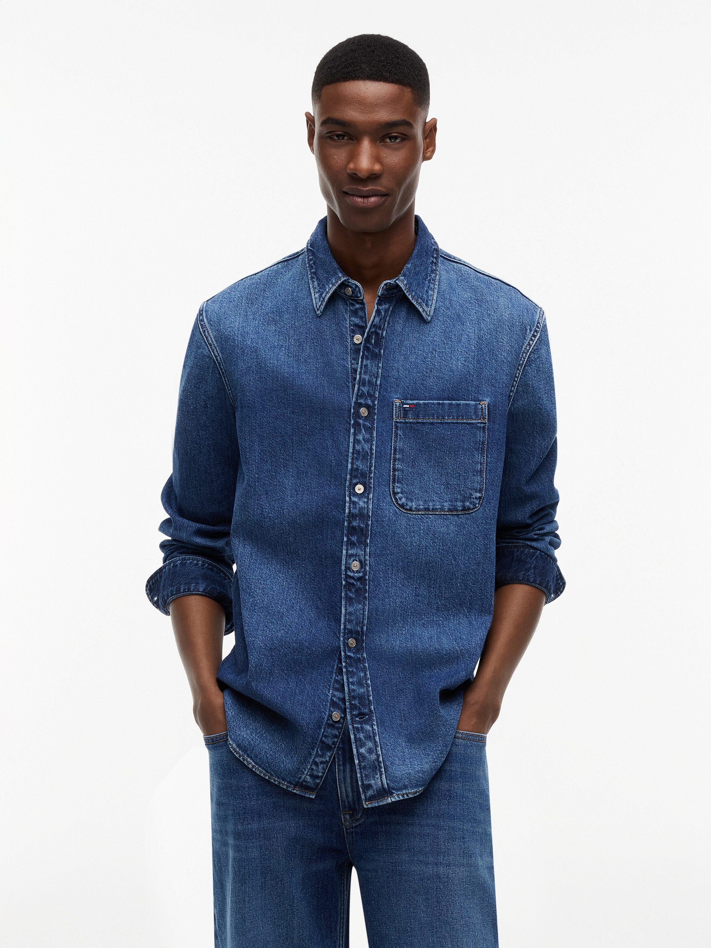 Tommy Jeans Jeanshemd REGULAR DENIM
