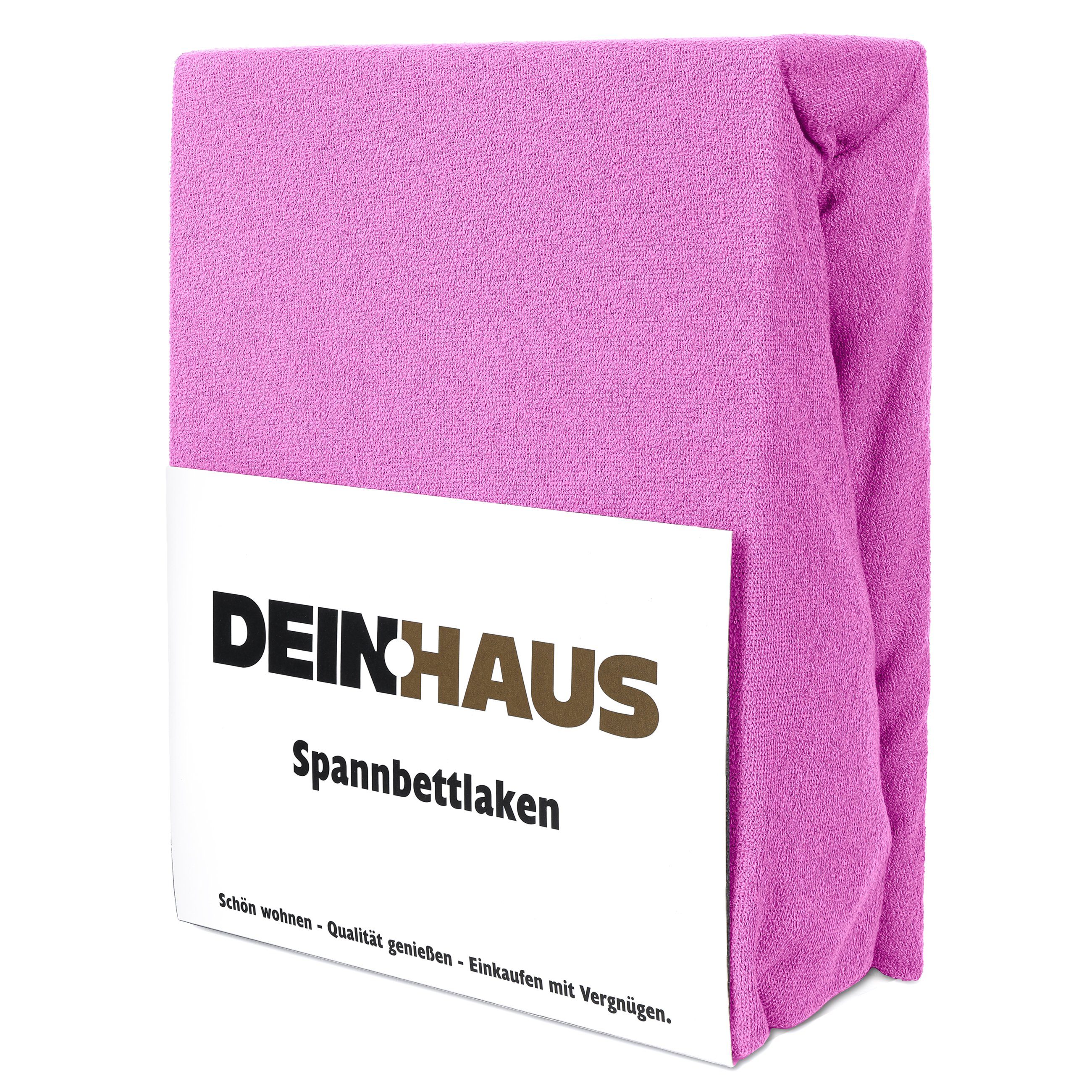 DH DEIN . HAUS Spannbettlaken Frottee günstig online kaufen