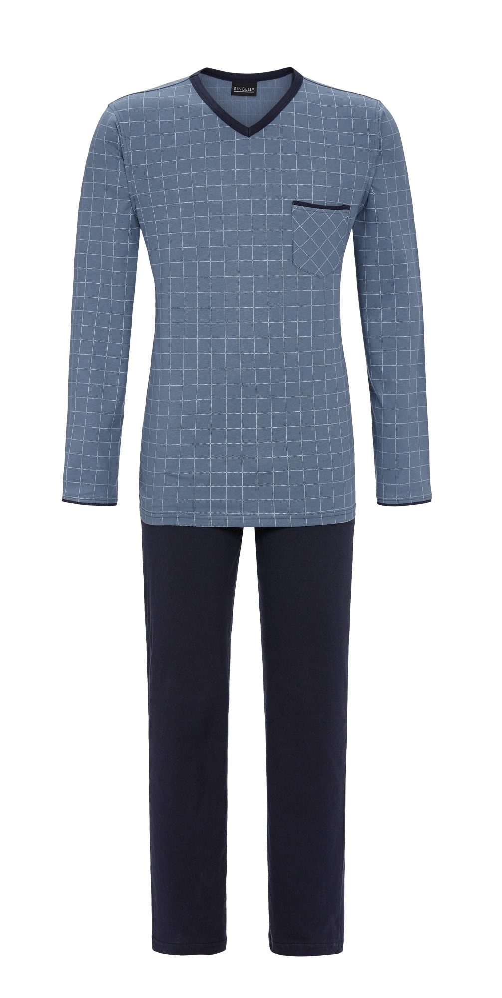 Ringella Pyjama mit V-Ausschnitt (2 tlg)