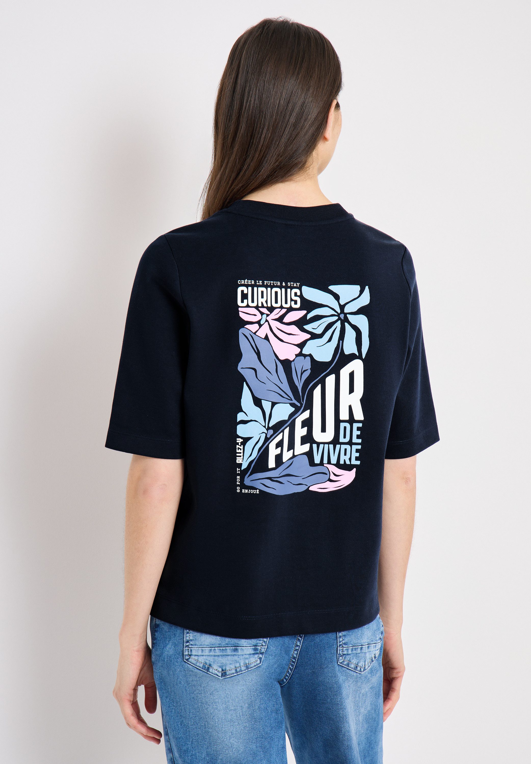CECIL Sweatshirt im soften Baumwoll-Mix günstig online kaufen