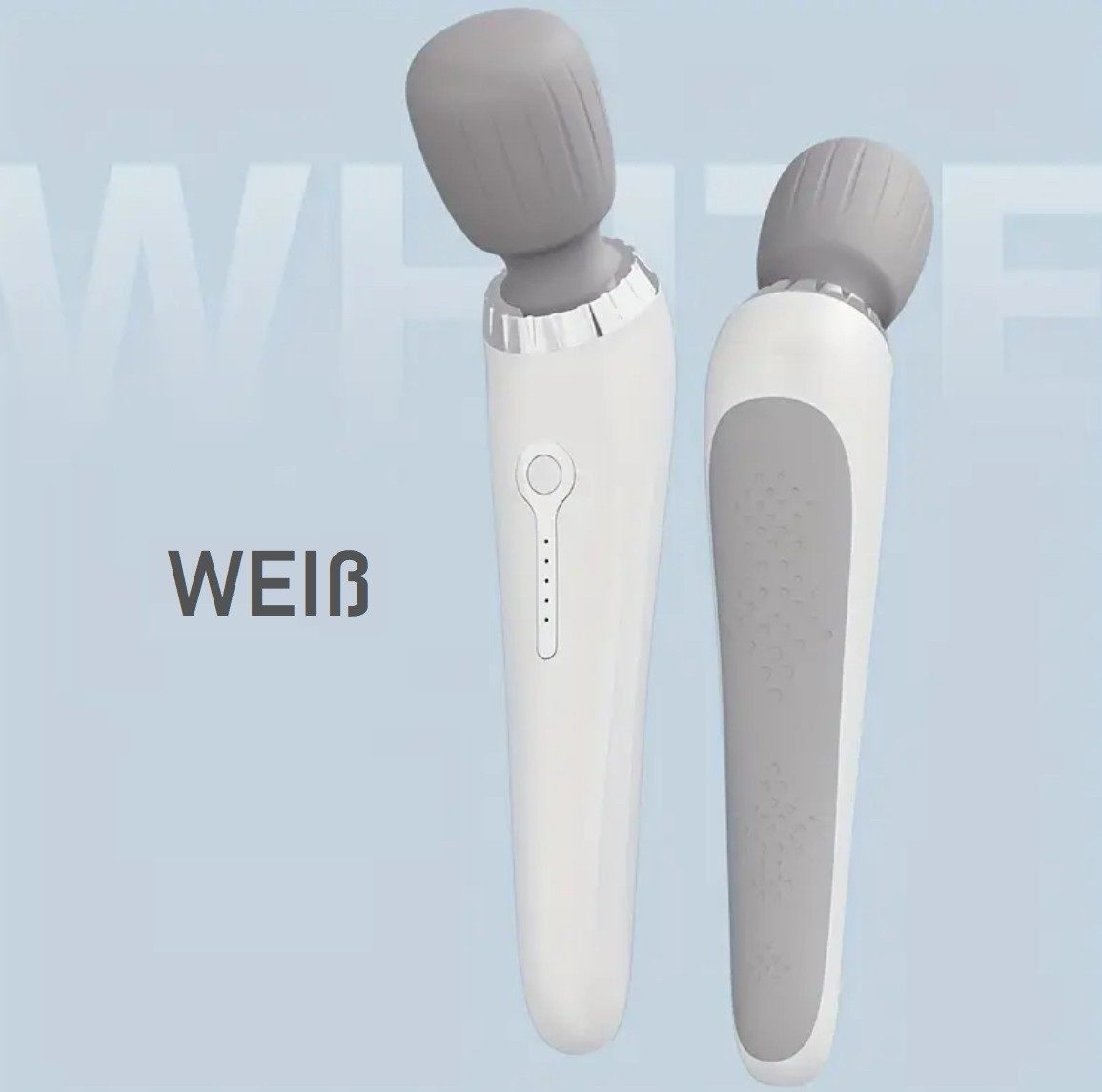 denu-shop Massagegerät Kraftvoller Kabelloser Massagestab Tragbar Ganzkörper, Packung 1-tlg., Massagegerät, USB-Kabel, Handbuch