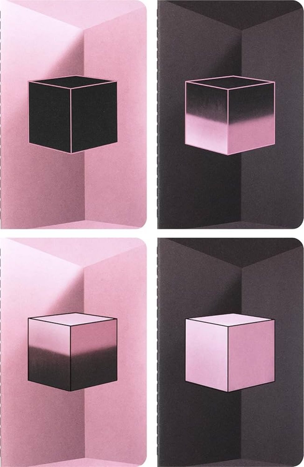 Moleskine X Blackpink Cahiers (4er-Set), P/A6, blanko, dekoriert / diverse