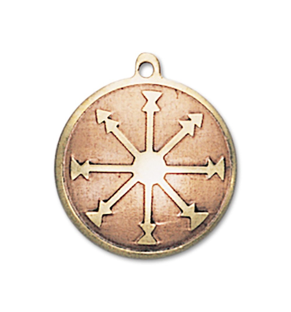 Kettenanhänger magischer Talisman 10 Anhänger Schmuck 27x25mm