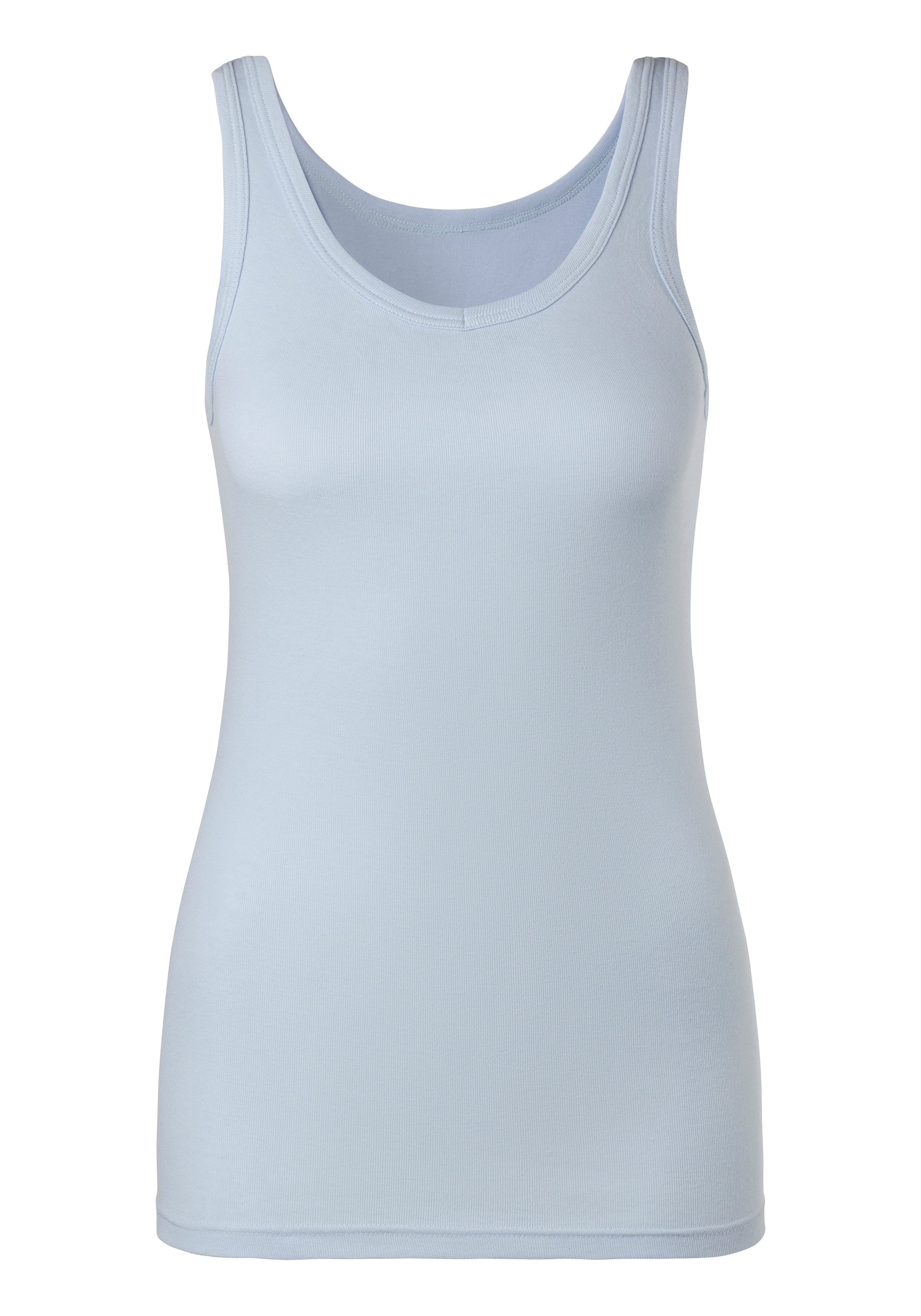 petite fleur by Lascana Achselhemd (6er-Pack) aus reiner Baumwolle, Tanktop, Unterziehshirt