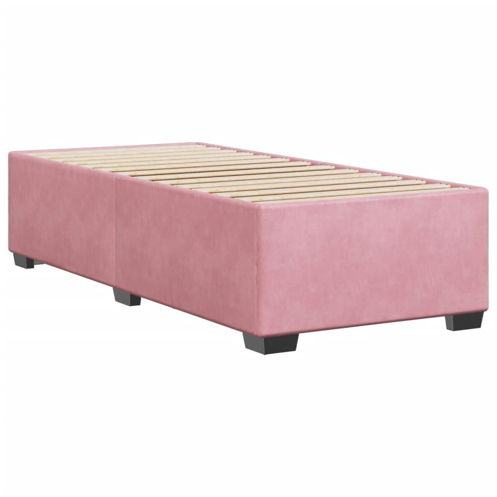 vidaXL Bett Bettgestell Rosa 90x190 cm Samt günstig online kaufen