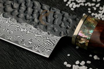 Calisso Messer-Set Aristocratic Line Küchenmesser Damastmesser Messerset (4-tlg), Damastmesser, inkl. hochwertiger Box und Echtheitszertifikat