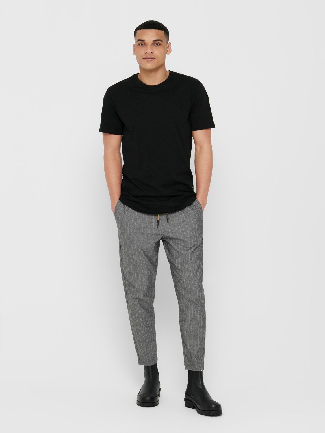 Only & Sons Herren Kurzarm Rundhals T-Shirt ONSMATT LIFE LONGY günstig online kaufen