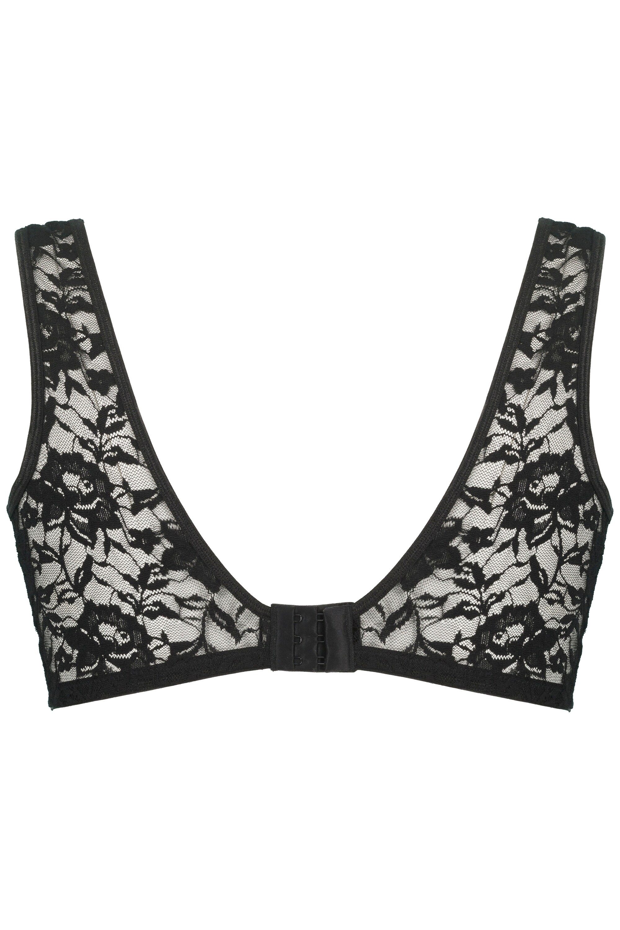 Ulla Popken BH-Hemd BH Top Spitze Criss-Cross – Bild 5 von 5
