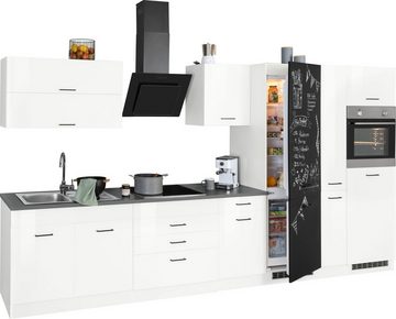 HELD MÖBEL Küchenzeile Trier, ohne E-Geräte, Breite 380 cm