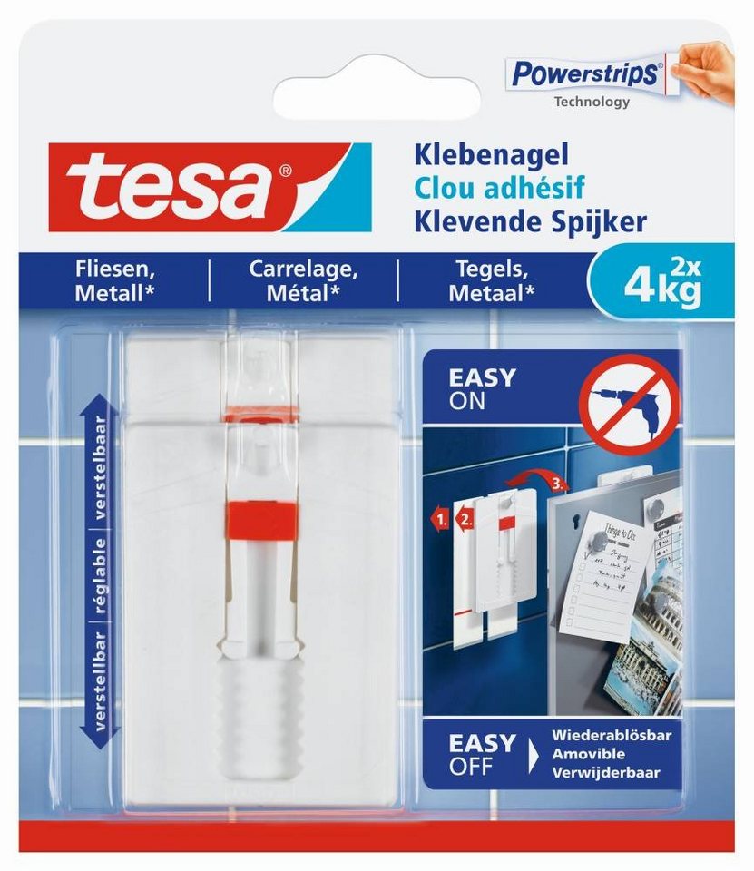 Thumbnail - tesa Klebepad tesa Klebenagel Traglast 4 kg, 2 Stück