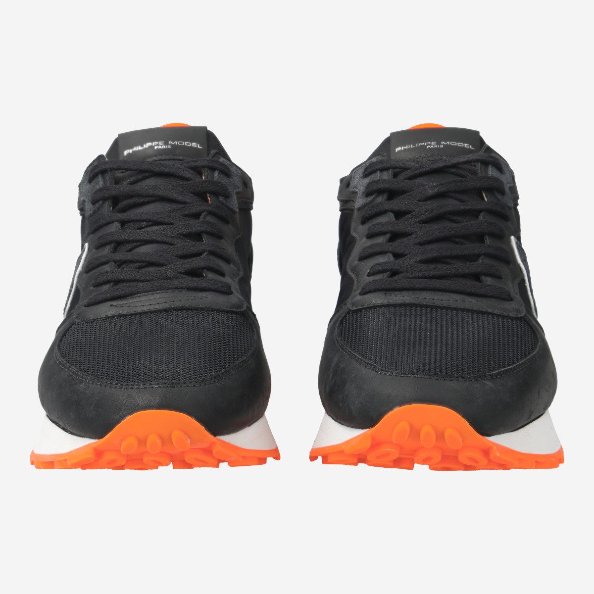 PHILIPPE MODEL Philippe Model TKLU WNV4 TROPEZ, Sneaker in Schwarz, Orange für Herren Sneaker
