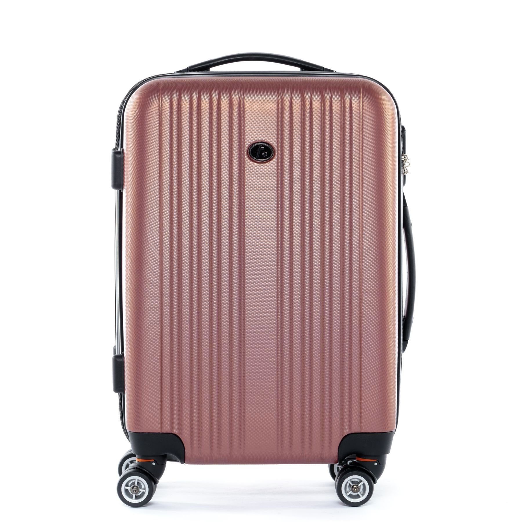 FERGÉ Koffer »TOULOUSE«, Handgepäck Koffer Hartschale erweiterbar groß  Reisekoffer Kabinen-Trolley 4 Rollen Hartschale pink online kaufen | OTTO