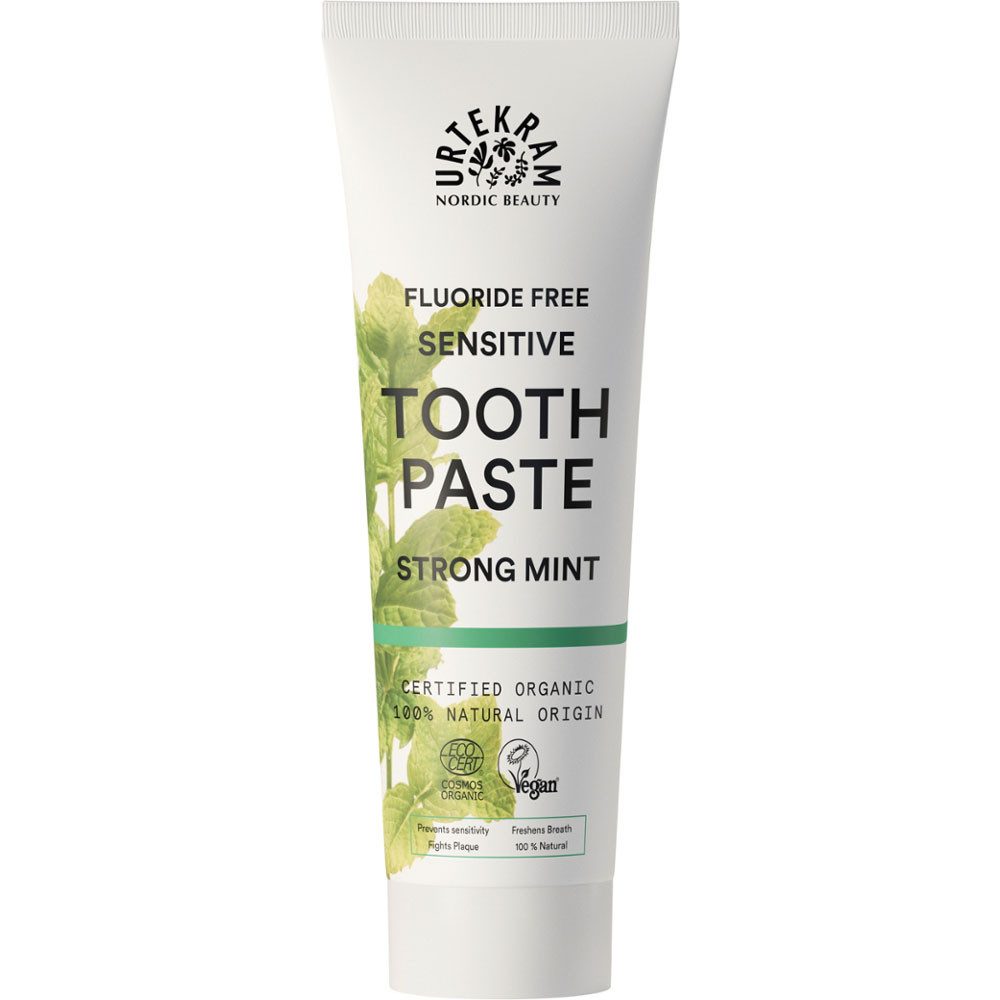 Urtekram Zahnpasta Strong Mint Toothpaste, 75 ml
