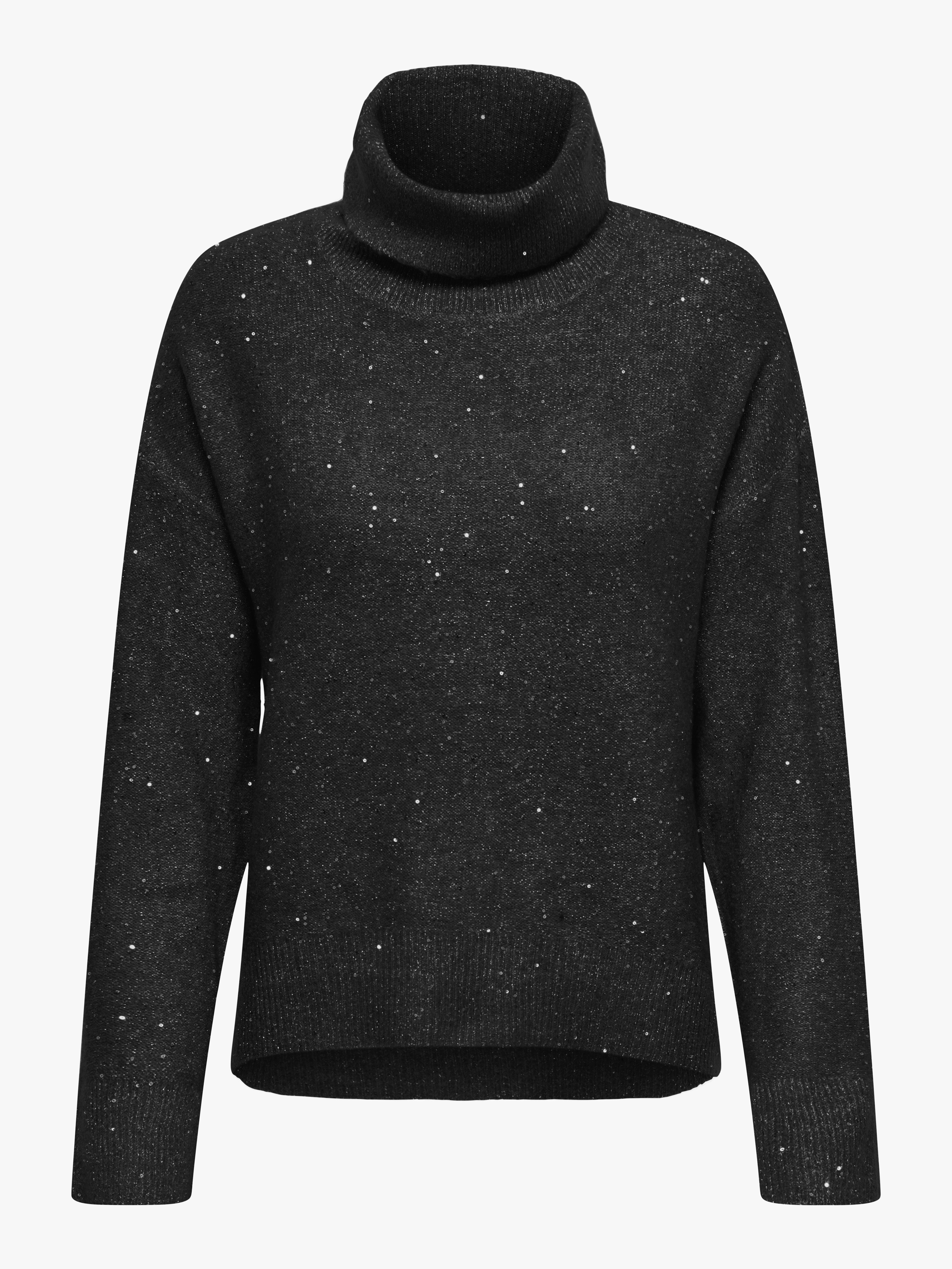 ONLY Rollkragenpullover ONLARIZONA LS SEQUINS ROLLNECK PULL KNT