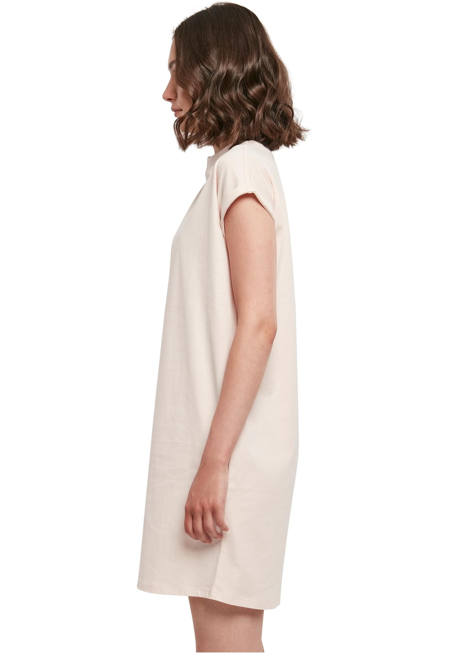 urbandreamz Jerseykleid Damen Kleid überschnittene Schultern Jersey Turn Up Ärmel – Bild 3 von 5