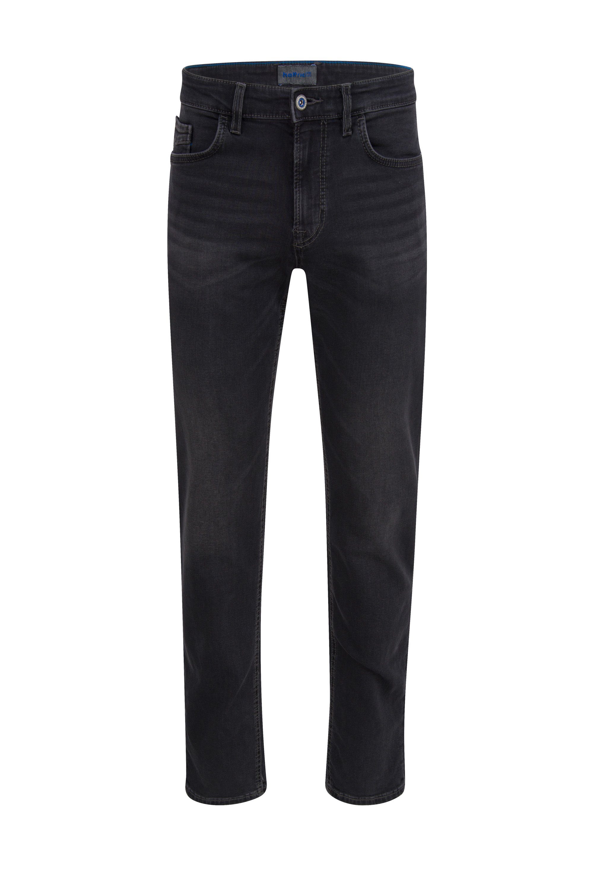 Hattric 5-Pocket-Jeans HATTRIC HUNTER dark washed out anthracite 688465 6350.08 - HIGH-STRETC