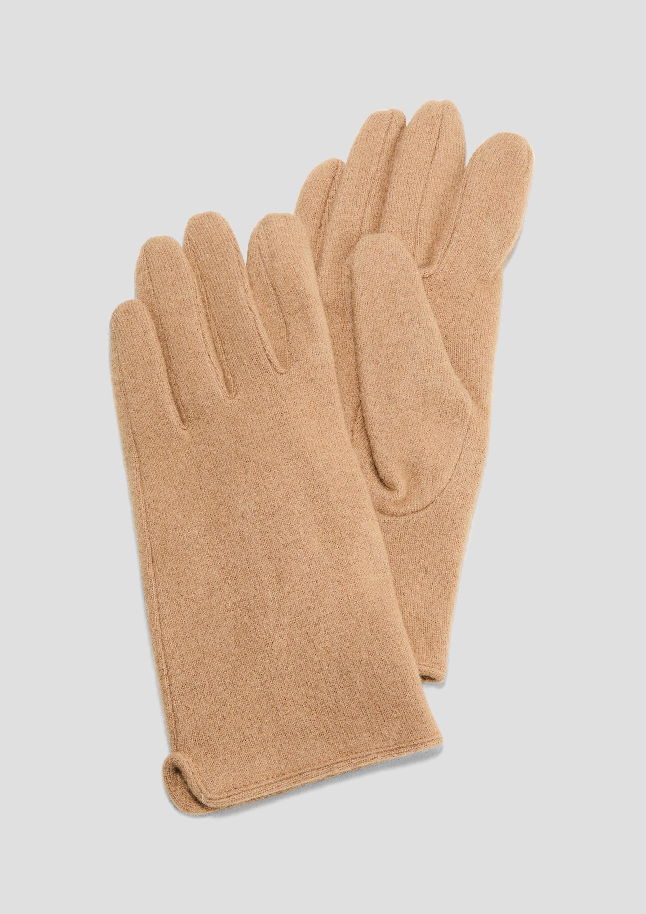 s.Oliver Strickhandschuhe Handschuhe Handschuhe aus Wollmix