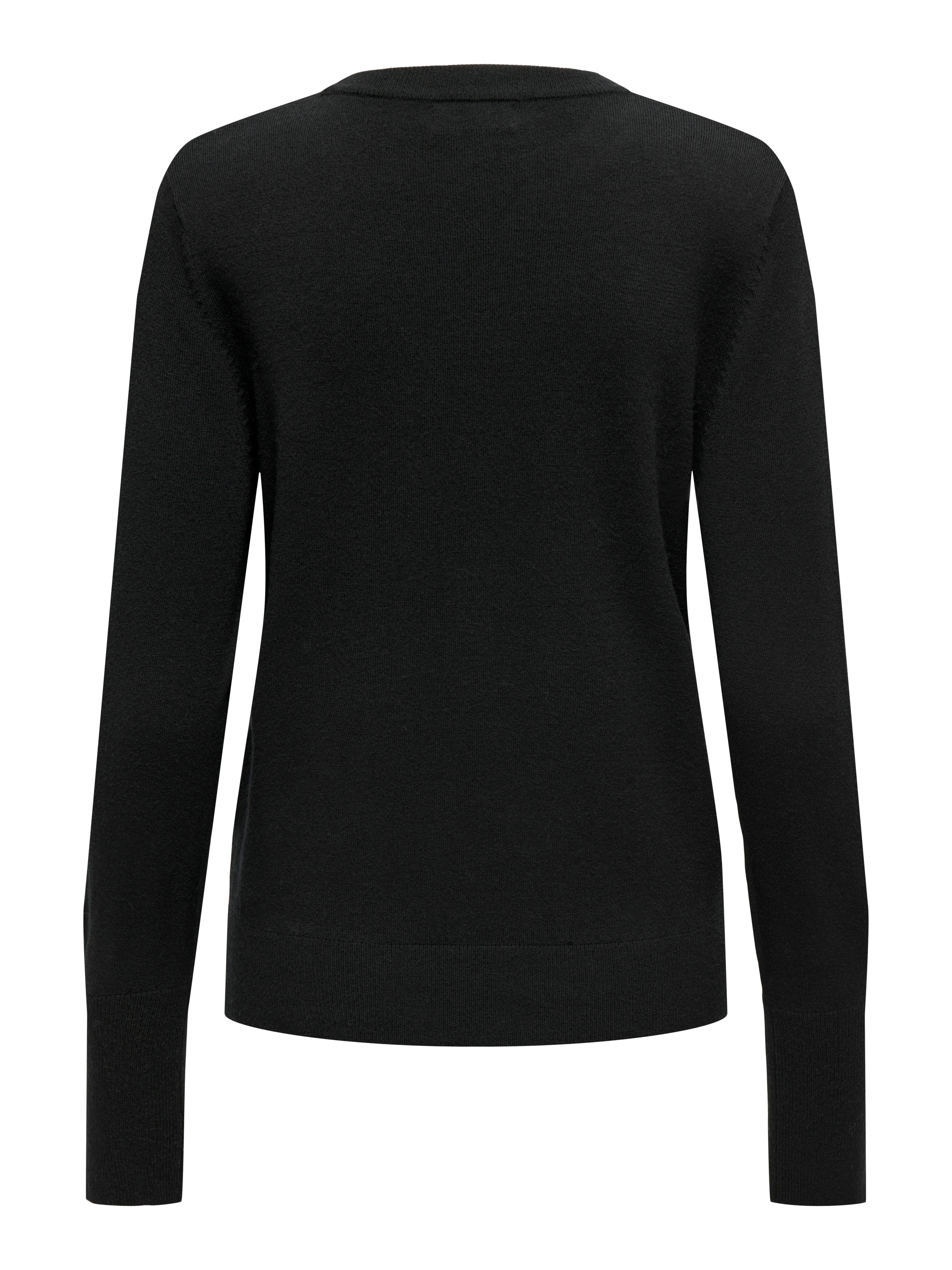 JDY Rundhalspullover JDYMALOU L/S ON BUTTON PULLOVER KNT NOOS