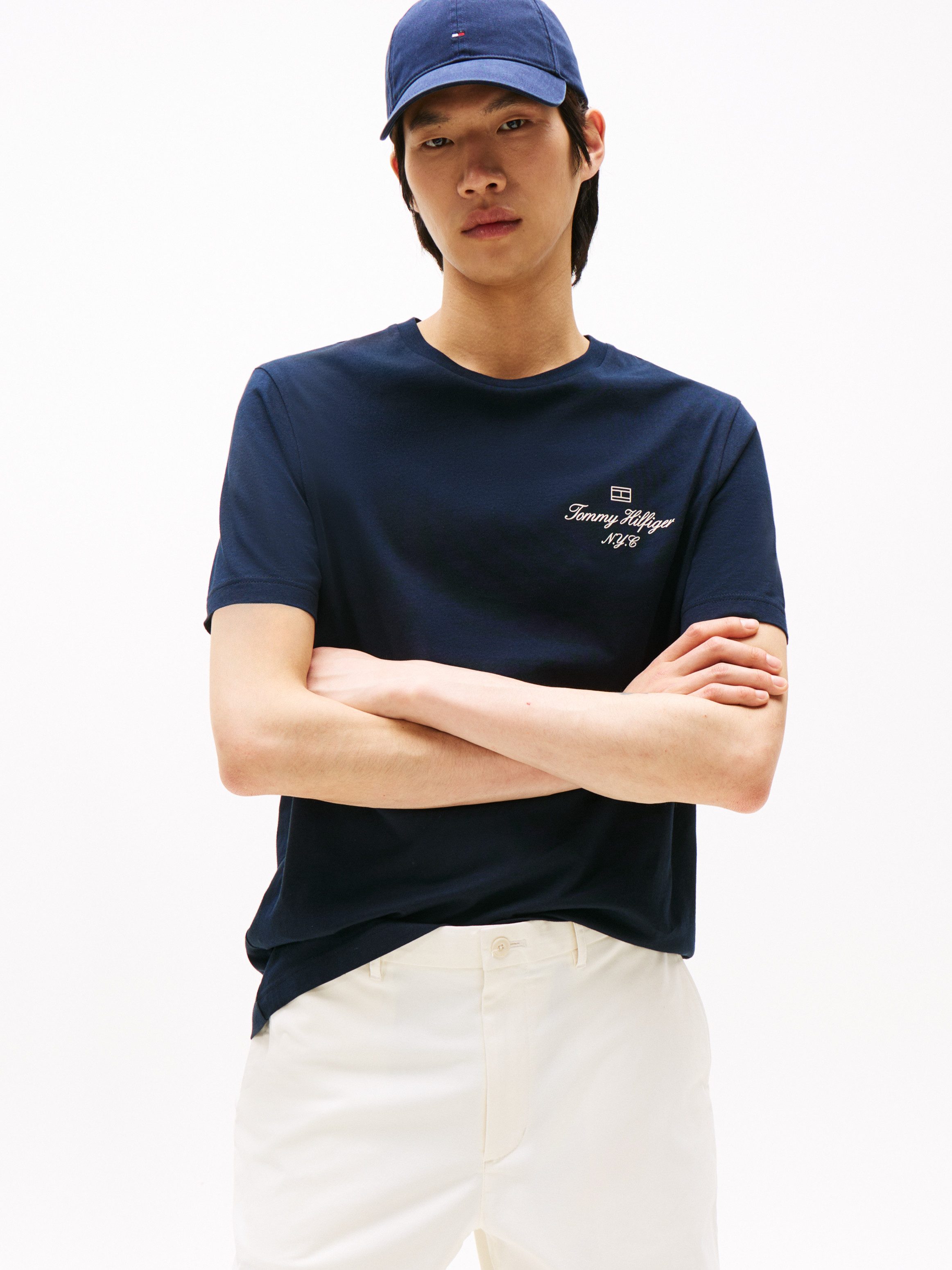 Tommy Hilfiger T-Shirt OUTLINE FLAG SCRIPT günstig online kaufen