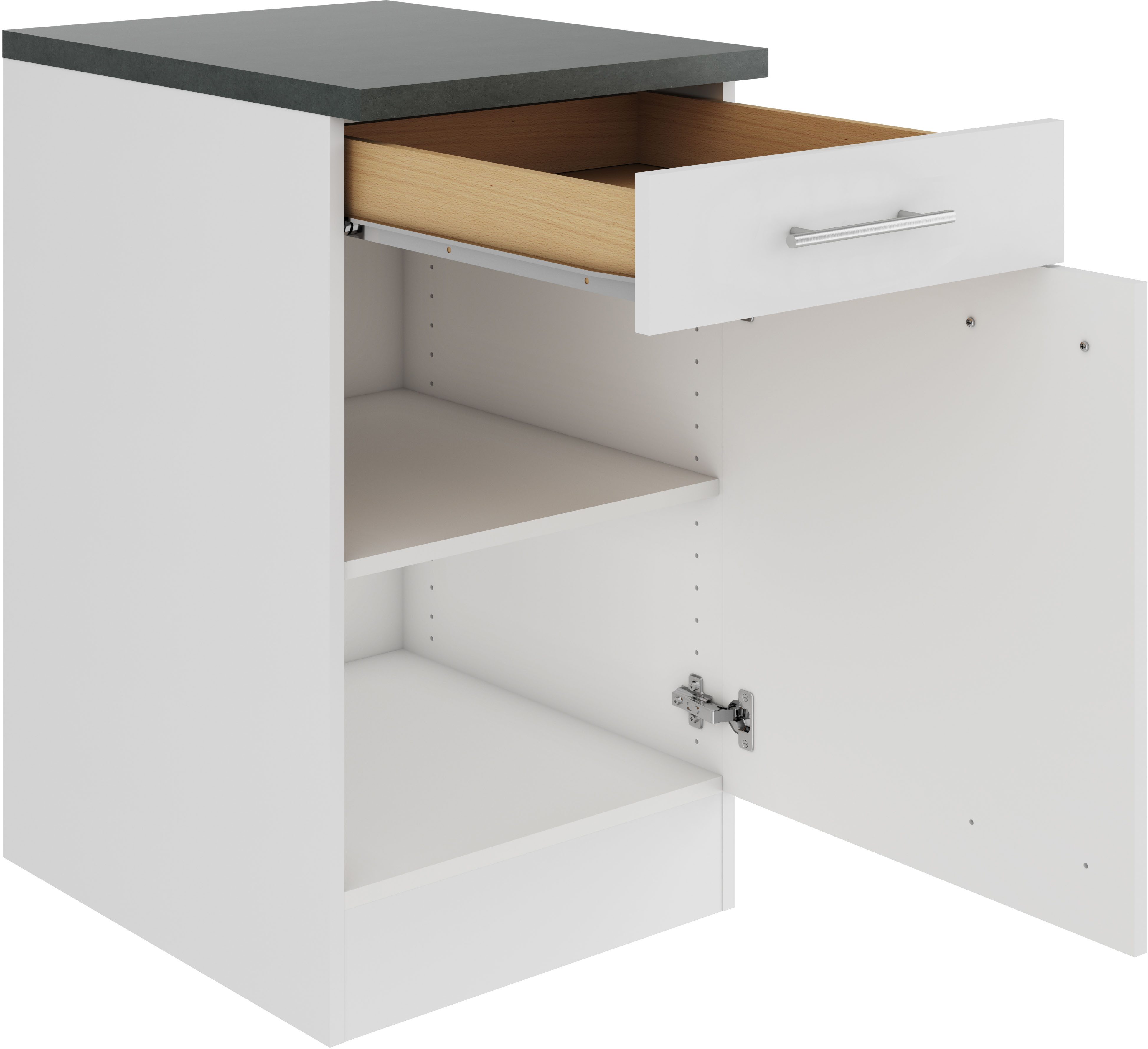 OPTIFIT Unterschrank Bella Breite 50 cm, 1 Tür, 1 Einlegeboden, 1 Schubkasten