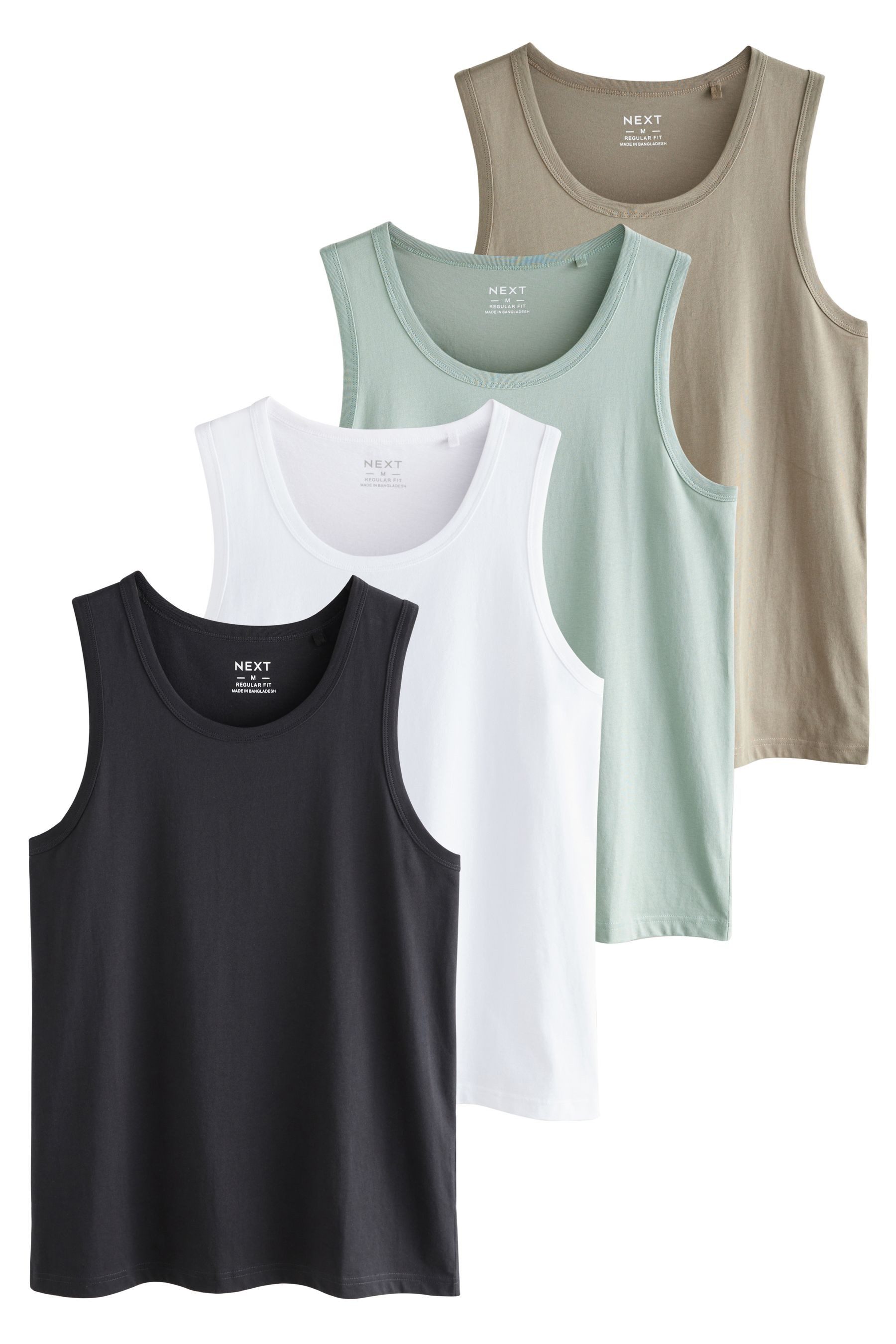 Next Unterhemd Unterhemden, 4er-Pack (4-St) günstig online kaufen
