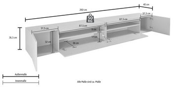 INOSIGN Lowboard, Breite 260 cm, ohne Beleuchtung