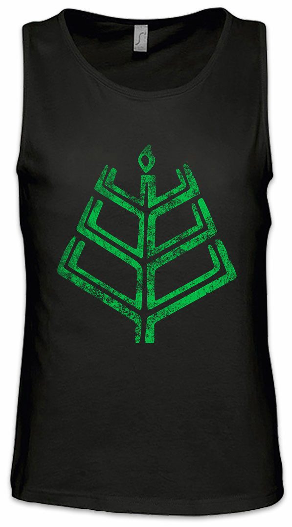 Tanktop Romuva Latvian Dievturity Symbol Ärmelloses T-Shirt Sign Zeichen Logo