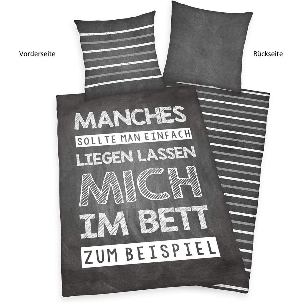 Herding Young Collection Jugendbettwäsche Spruch “Liegen lassen ..”, 135 x günstig online kaufen