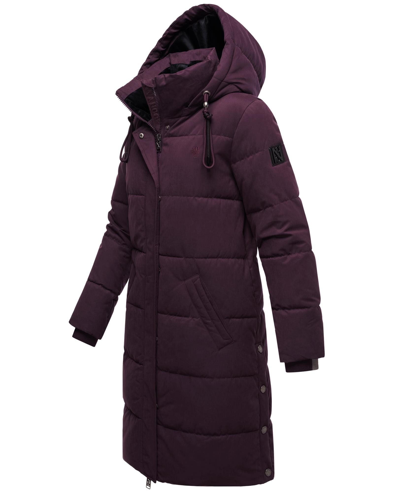 Navahoo Wintermantel Wintertanz 14 modischer Damen Steppmantel mit hohem Kragen