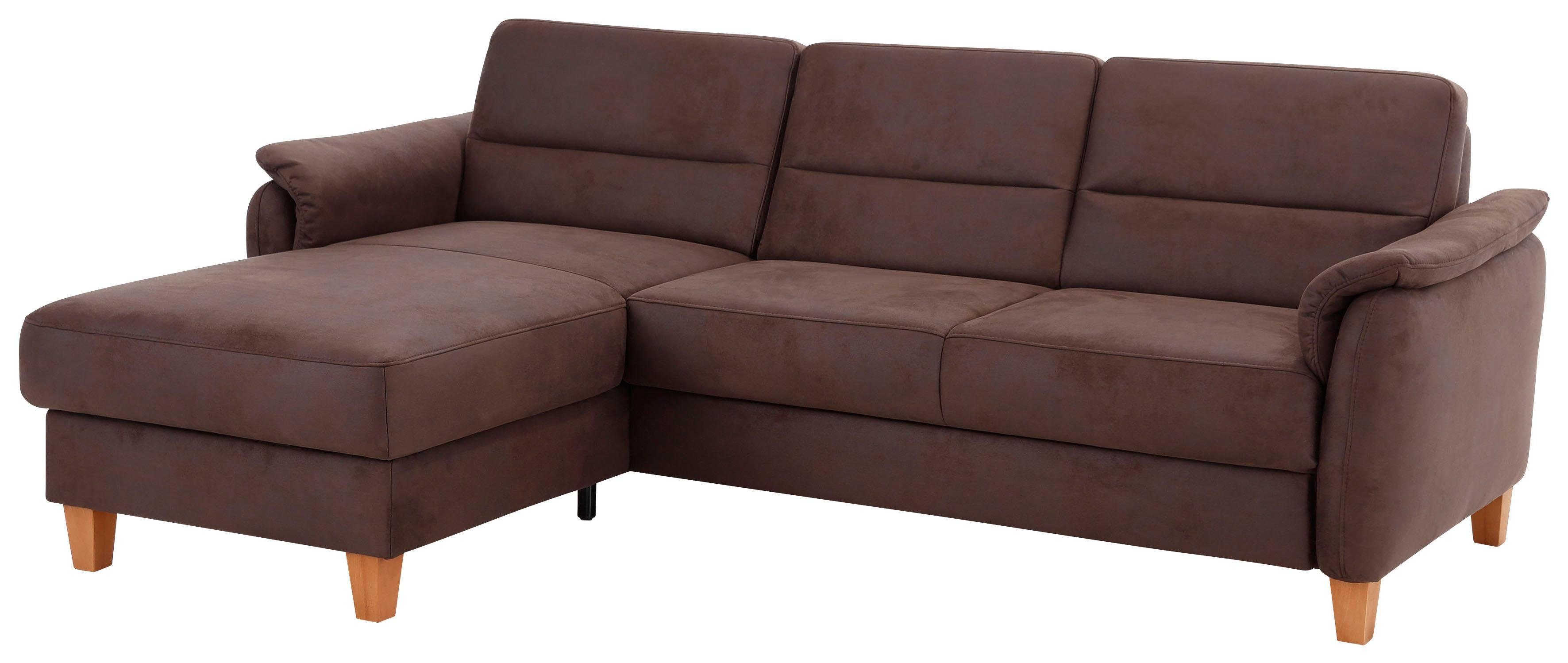 Home affaire Ecksofa Palmera L-Form, Federkern, günstig online kaufen