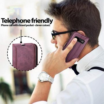CoolGadget Handyhülle Book Case Elegance Tasche für Samsung Galaxy S10 6,1 Zoll, Hülle Magnet Klapphülle Flip Case für Samsung Galaxy S10 Schutzhülle