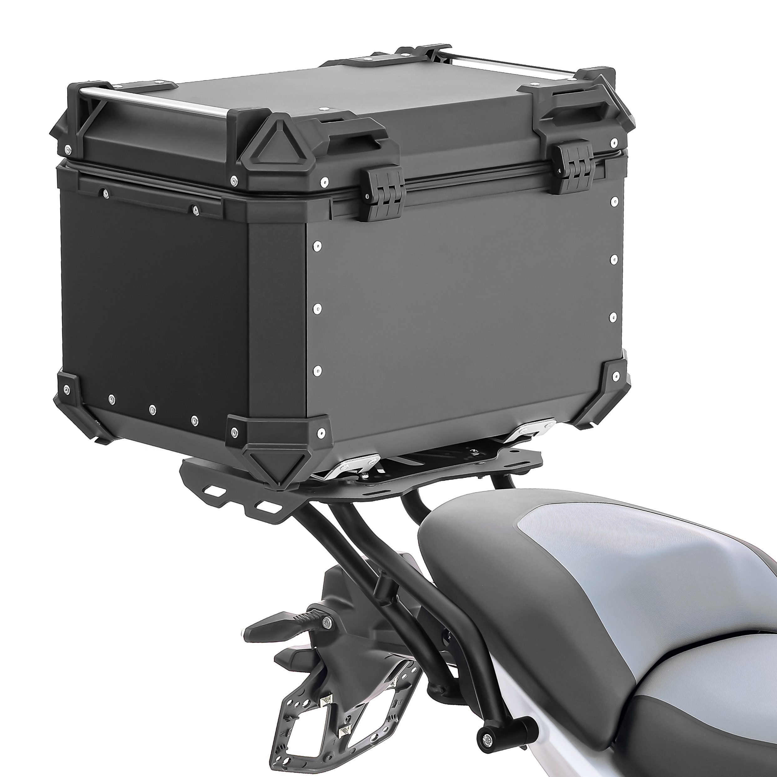 Bagtecs Topcase Set Alu Topcase + Gepäckbrücke passend für BMW R 1300 GS 23-26 # XB55