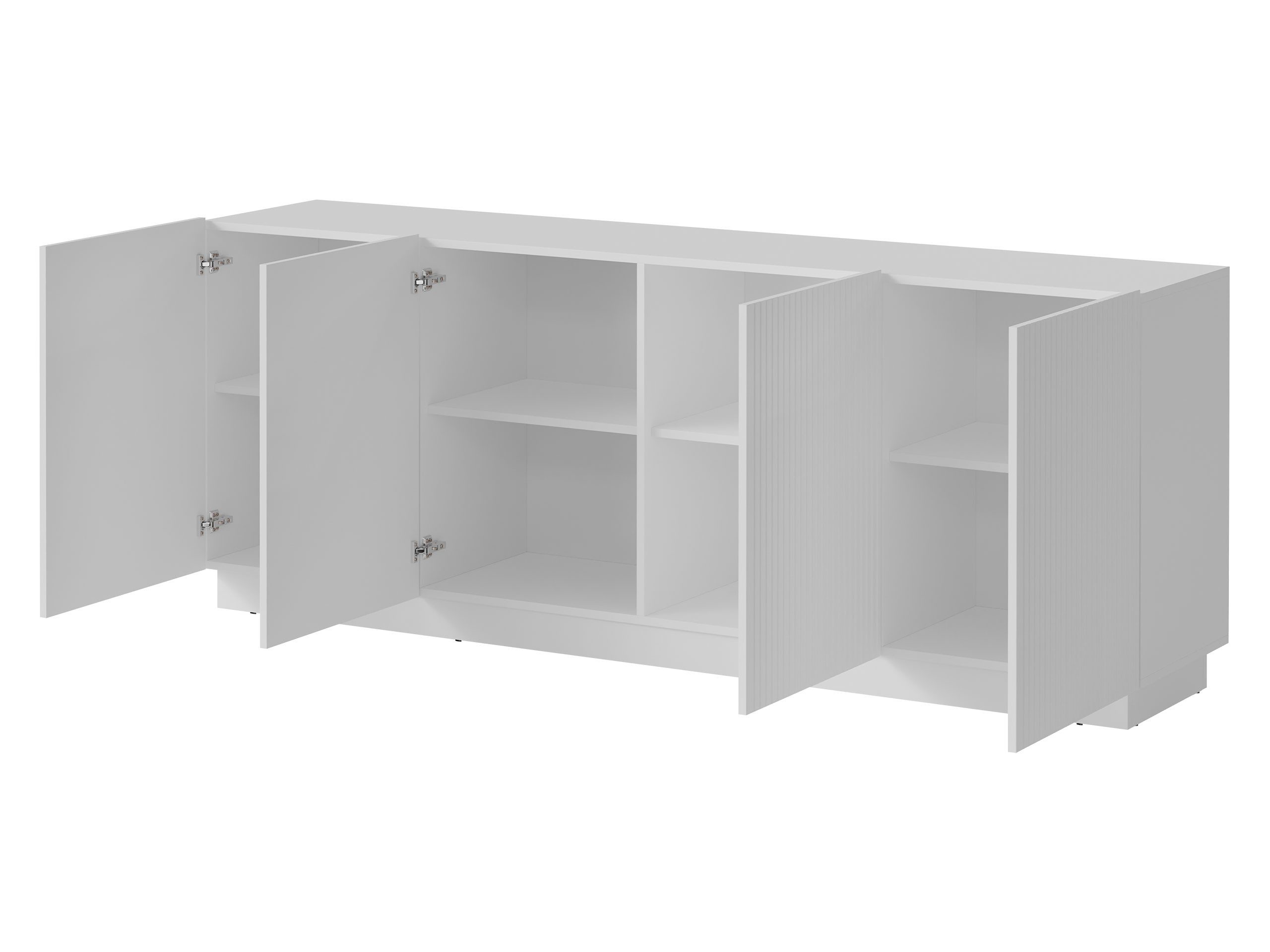 MIRJAN24 Kommode Liverti 200 4D (mit vier Drehtüren), 200x42x78 cm
