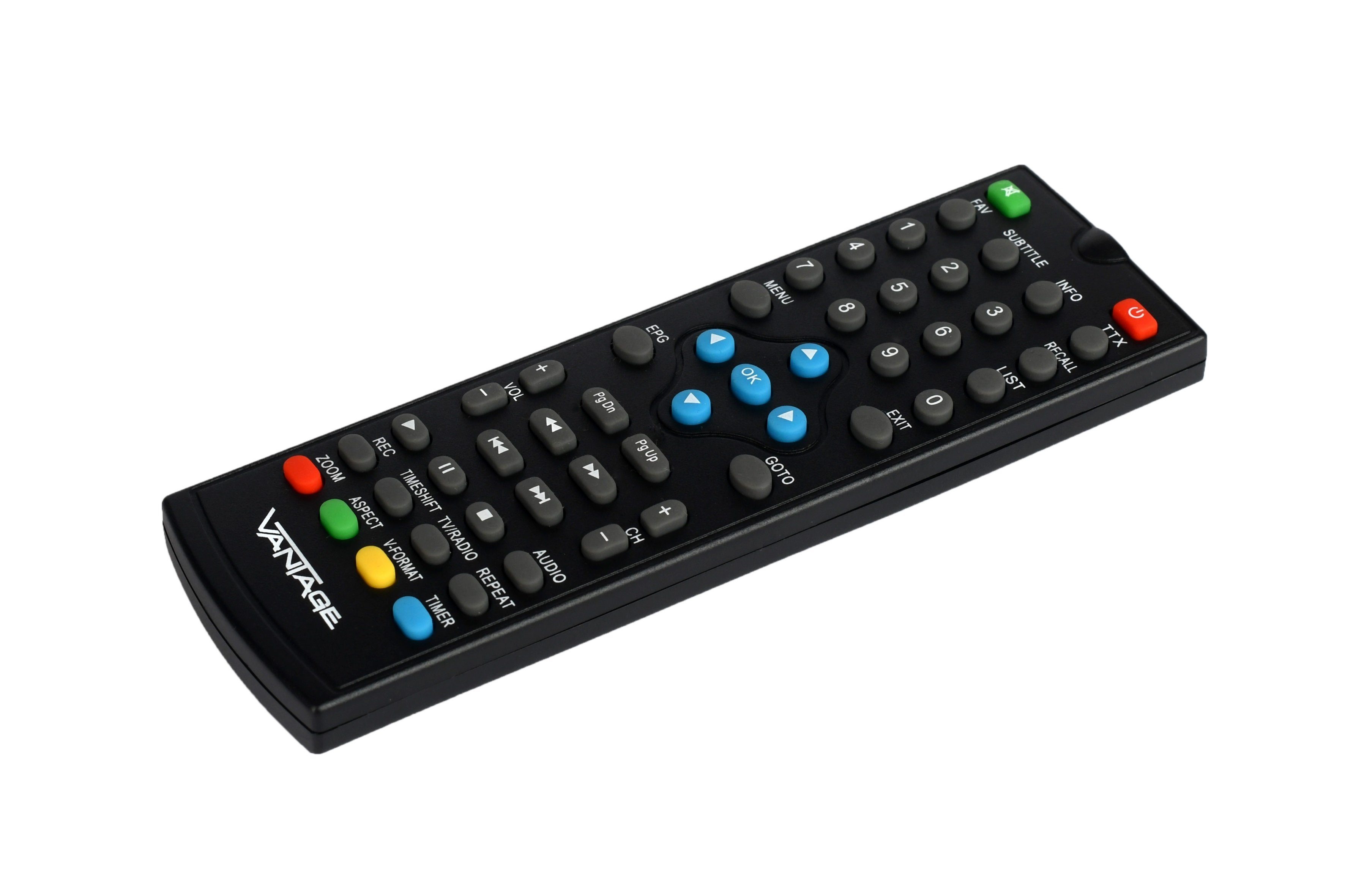 Vantage VT-92 DVB-T2 HD Receiver (1080p Full HDTV, USB, HDMI, SCART, Coaxial, 12 V) – Bild 5 von 5