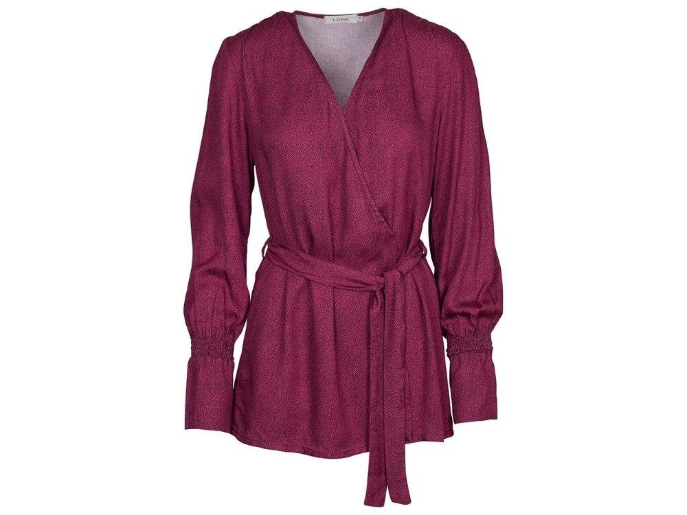 Lana Klassische Bluse LANA Damen-Bluse 'Patrycja' mit V-Ausschnitt und B