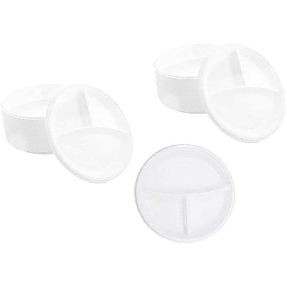 Lauroo Teller Menüteller 3-geteilt Ø22 cm Teller 1000 Stück, (1000 St)