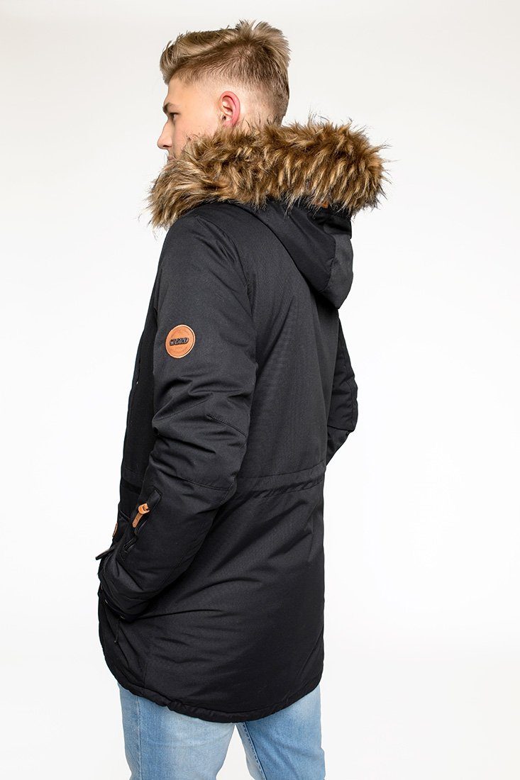 CNSRD Funktionsparka TRAVIS PARKA CS MEN mit hochschließendem Kragen und Kapuze