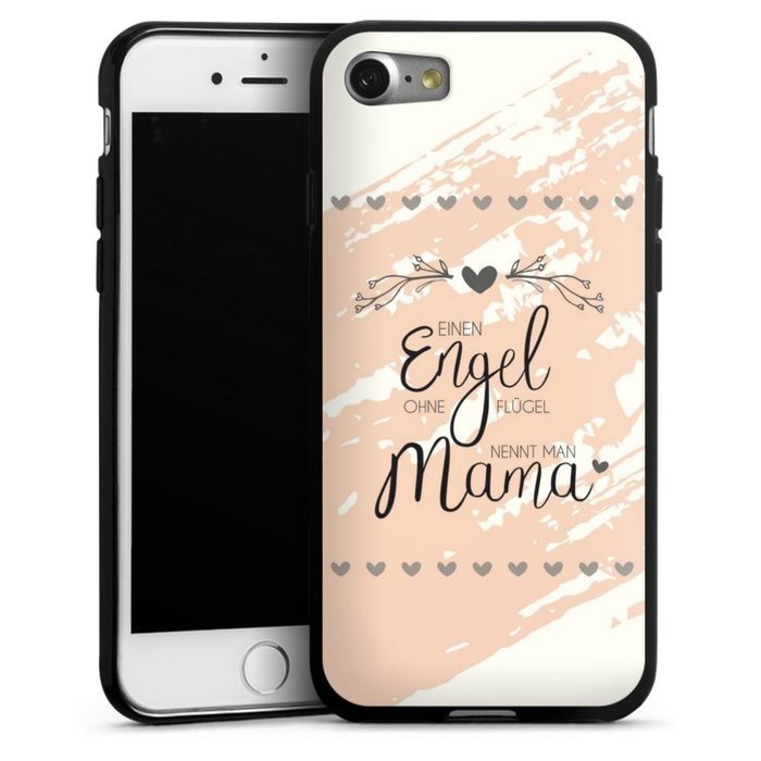 DeinDesign Handyhülle Muttertag Mama Spruch Engel Mama Apple iPhone SE (2022) Silikon Hülle Bumper Case Handy Schutzhülle