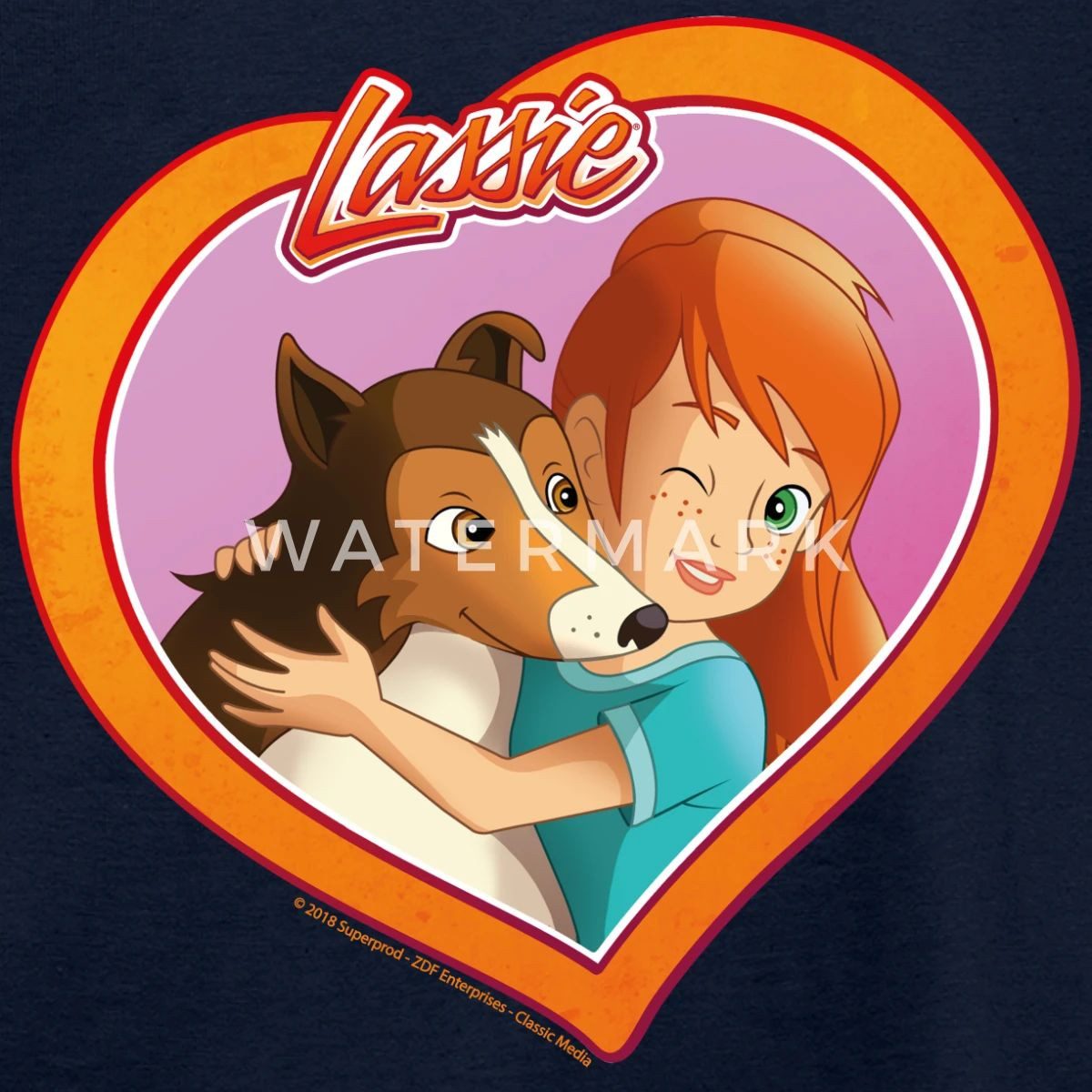 Spreadshirt T-Shirt Lassie Ein Herz Und Eine Seele Kinder T-Shirt (1-tlg)