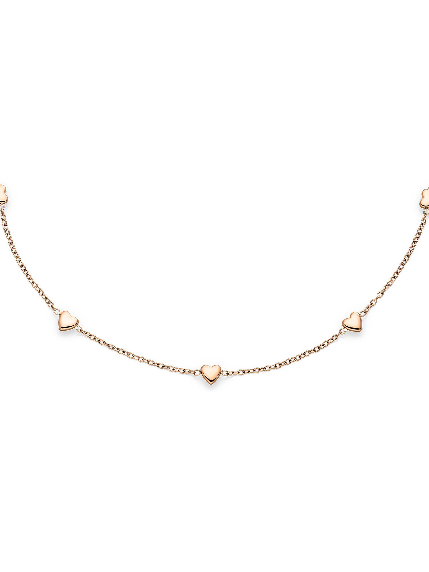 s.Oliver Fußkette S.Oliver Damen-Fußkette Edelstahl Herz