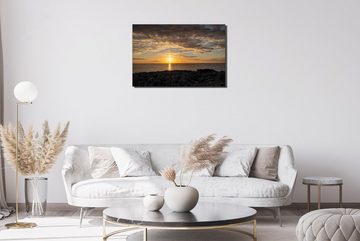 Victor (Zenith) Acrylglasbild Acrylglasbild "Sonnenuntergang am Meer" - Größe: 30 x 45 cm, Landschaften, in 30x45 cm, Glasbilder Meer, Bilder Strand Landschaft