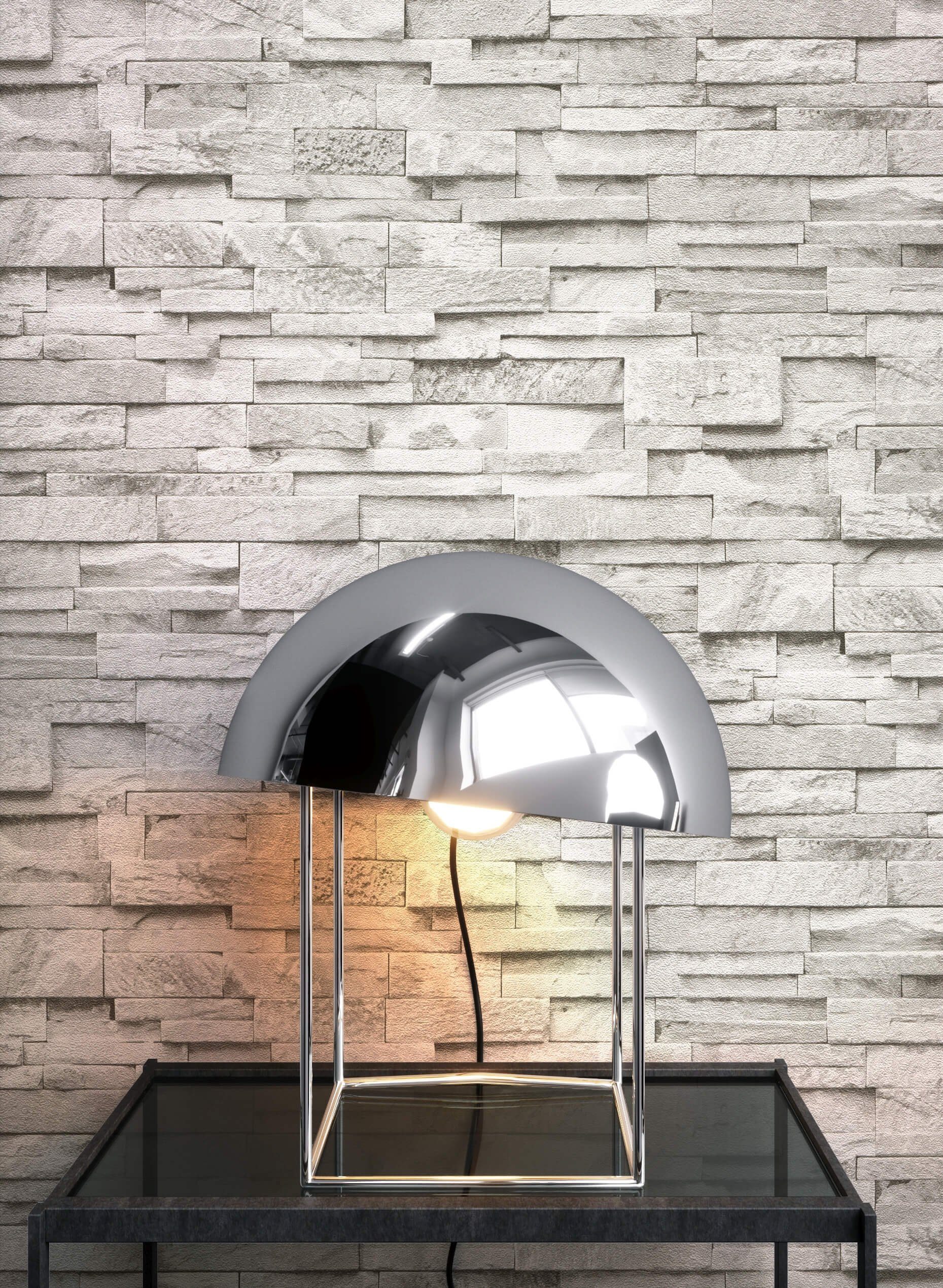 Newroom Vliestapete Cambea Tapete Steintapete Stein,Naturstein,Mauer, Grau Tapete Modern Stein - Steintapete Schiefer Loft Industrial Naturstein Mauer für Wohnzimmer Schlafzimmer Flur, Schiefer