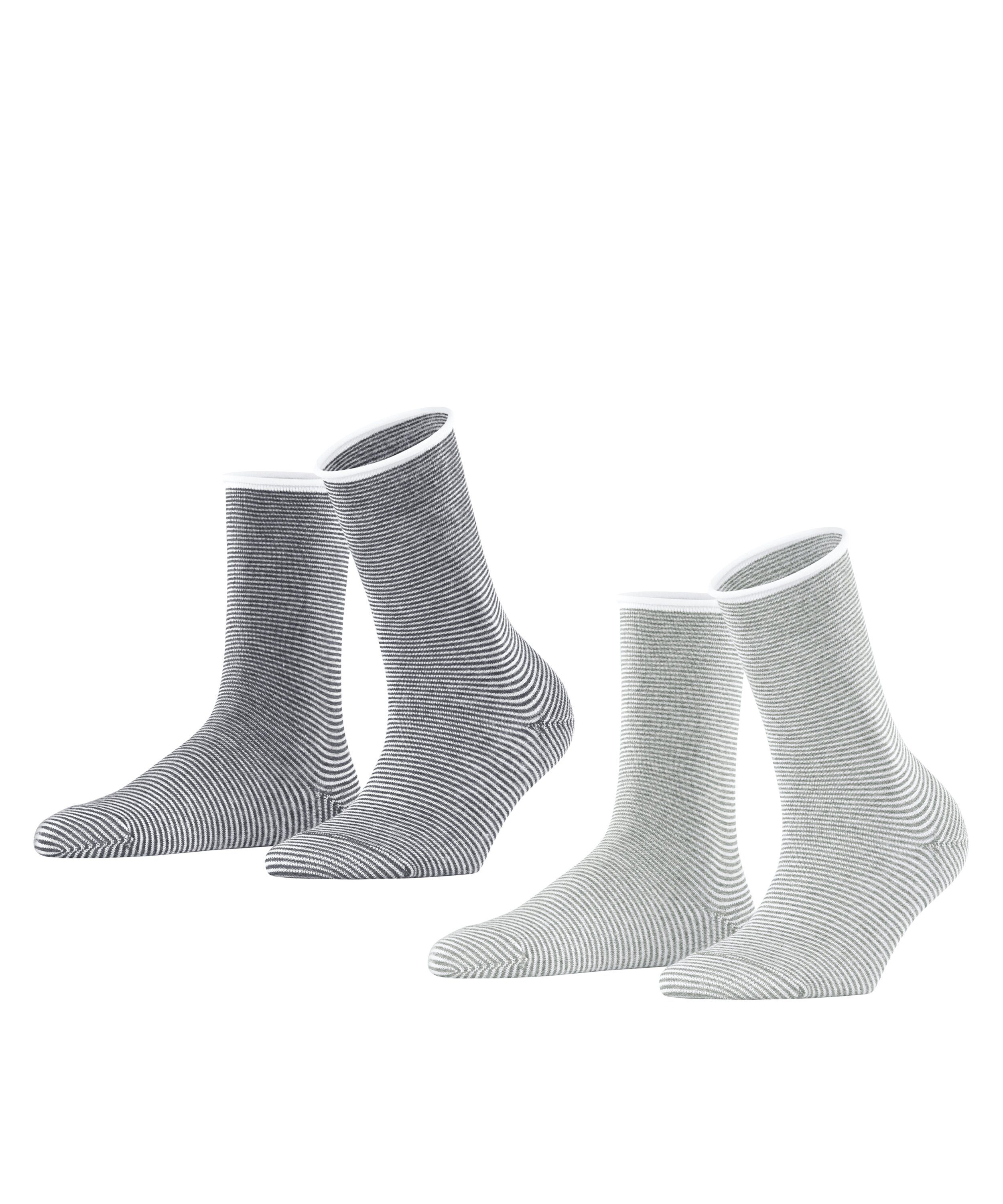2-Pack (2-Paar) Allover (0010) Stripe sortiment Esprit Socken