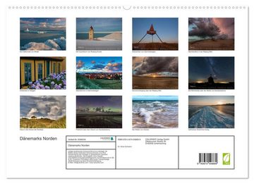CALVENDO Wandkalender Dänemarks Norden (Premium, hochwertiger DIN A2 Wandkalender 2023, Kunstdruck in Hochglanz)