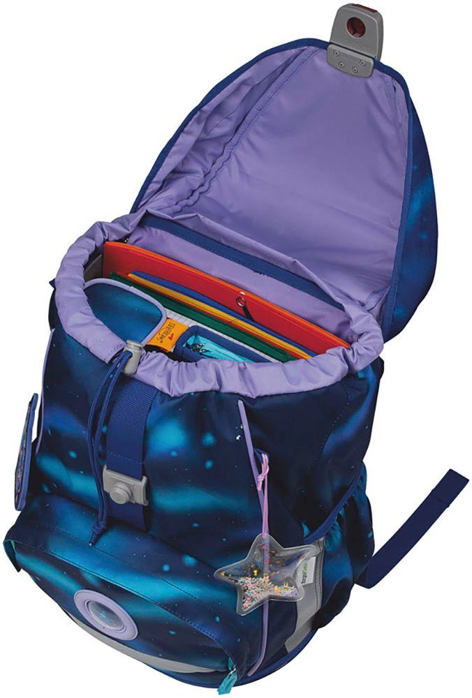 DerDieDas® Schulranzen ErgoFlex, Luna (Set, 5-tlg), aus recycelten Material
