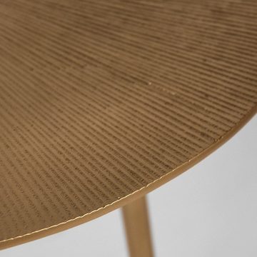 RINGO-Living Beistelltisch Couchtisch Vale in Gold aus Metall 450x600mm, Möbel