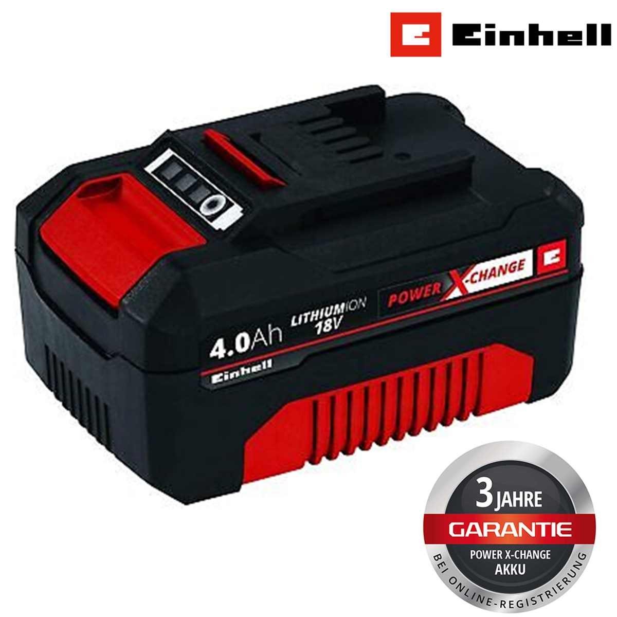 Einhell Akku-Bohrmaschine Original Einhell System Akku Power X-Change (Lithium Ionen Akku, 18